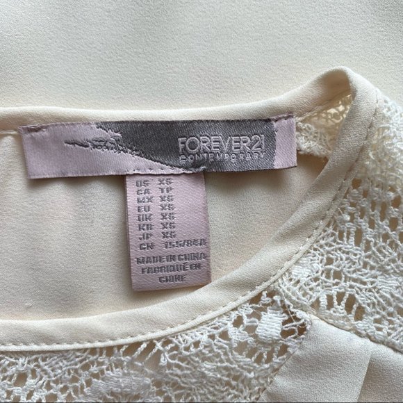 Forever 21 Sleeveless Lacey Blouse - Picture 6 of 8